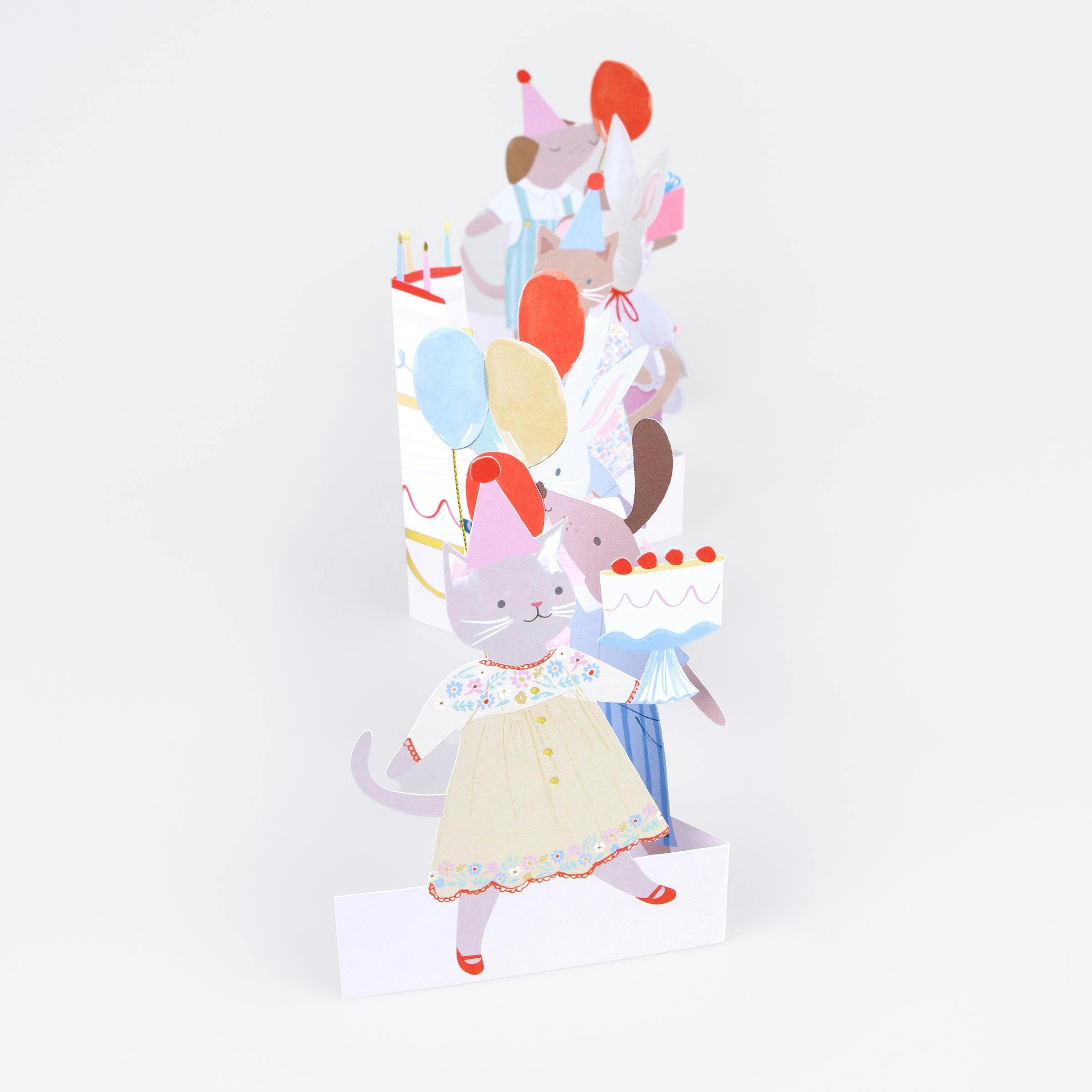 Animal Friends Birthday Card