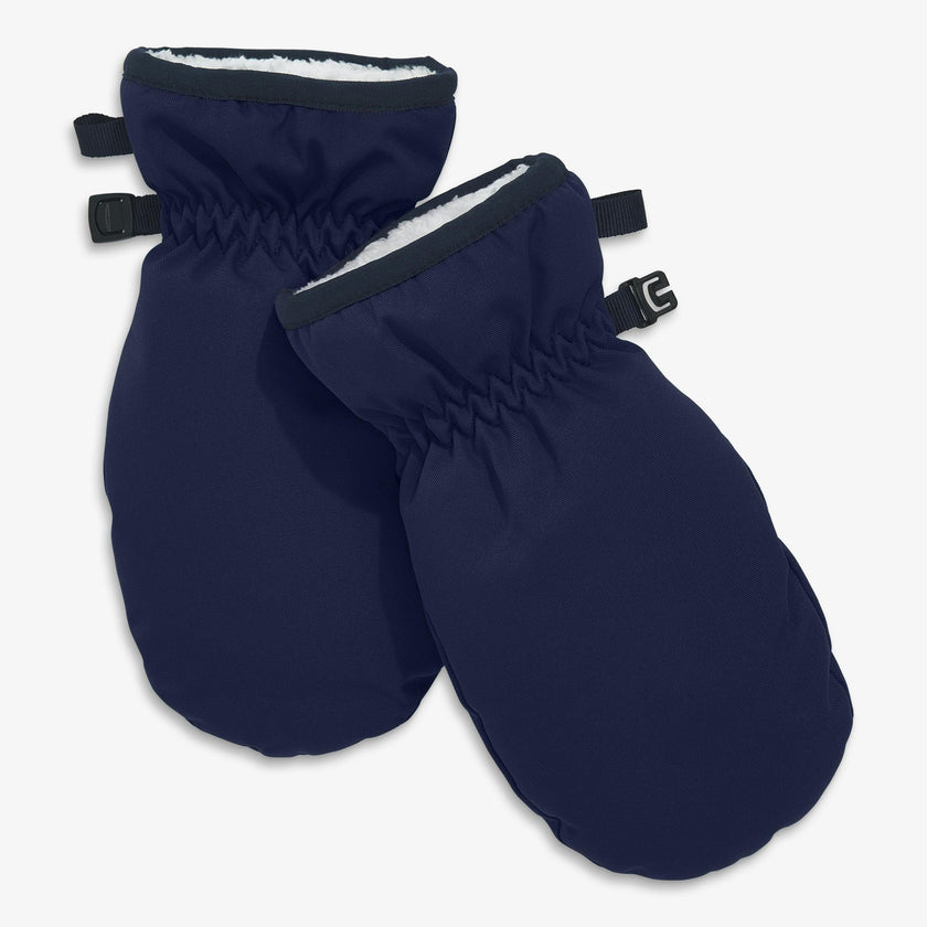Kids weatherproof puffer mittens