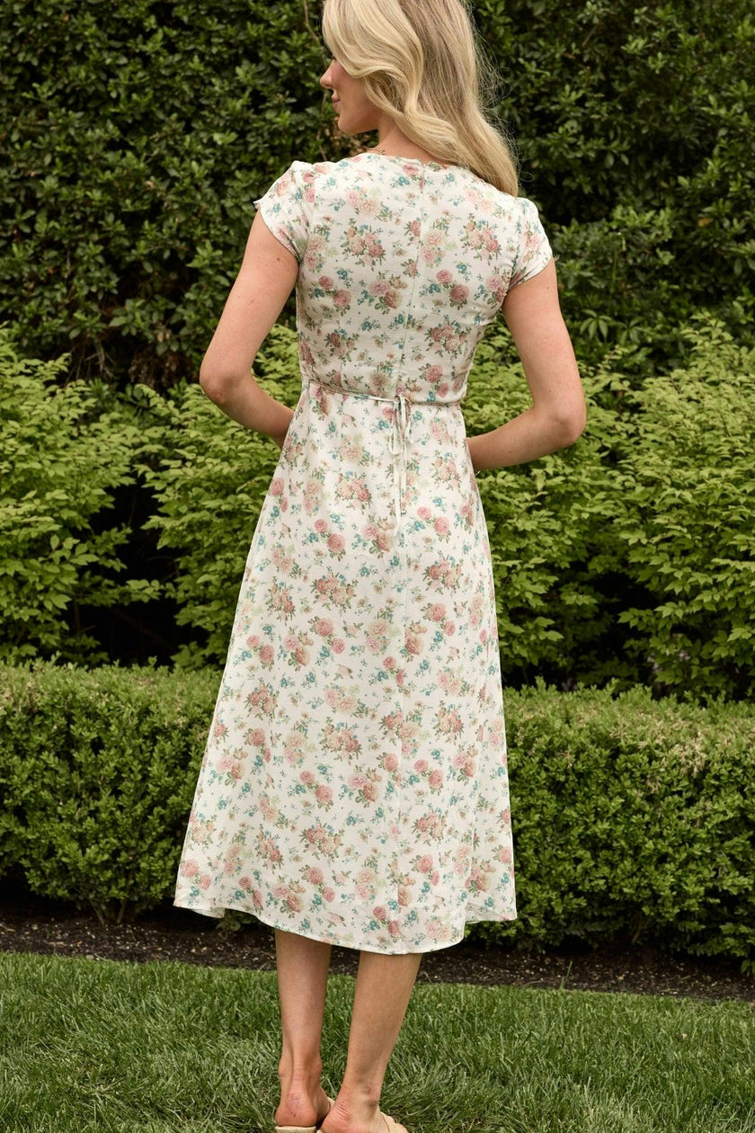 Fiona Dress in Countryside Peony Blossom