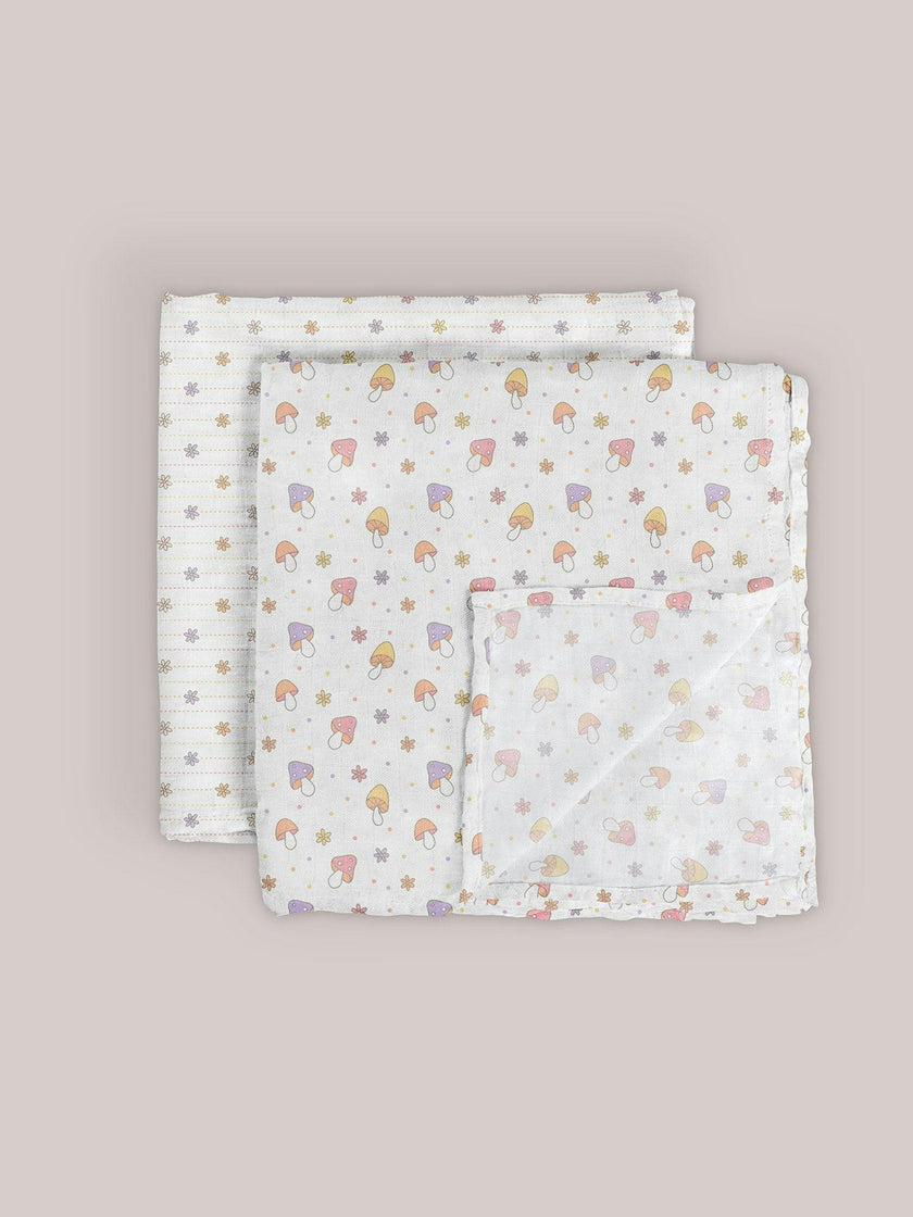 JuJuBe × Studio Oh! Printed Swaddle Blanket Sets