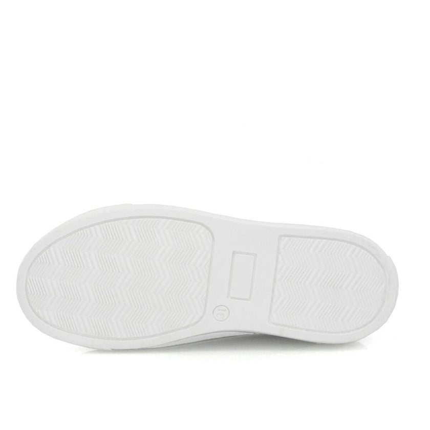 Laces Sneakers - white smooth