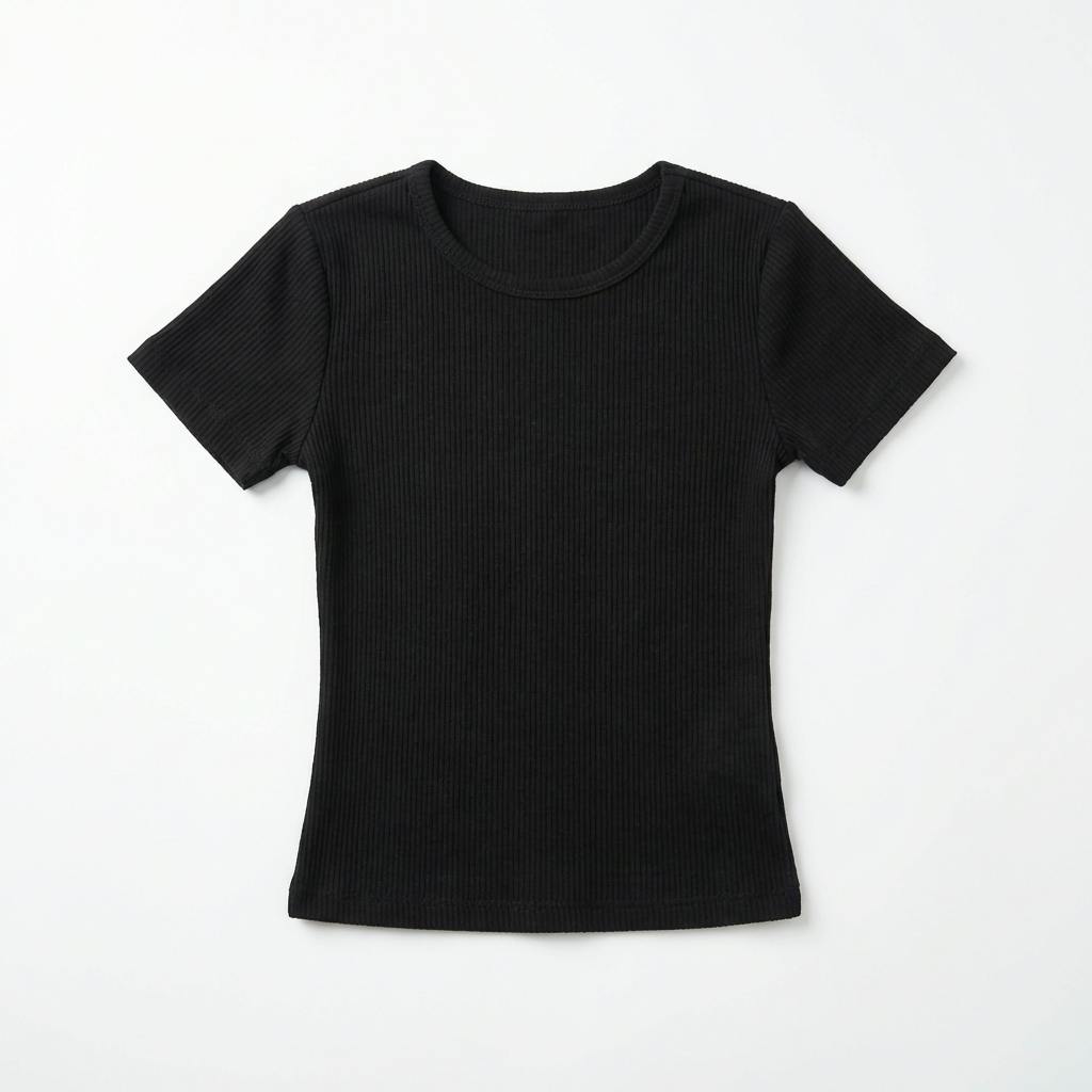 Girls Ribbed T-Shirt