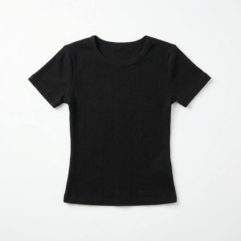 Girls Ribbed T-Shirt