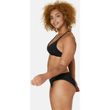 The Valencia Bikini Top - Flat - Black