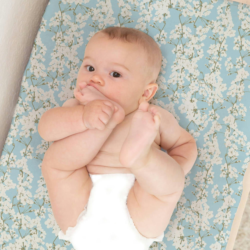 Print Organic Changing Pad Cover