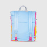 Sleep-N-Pack™ – Big Kid Size | Color Block Camp Collection: Pink Smile Face