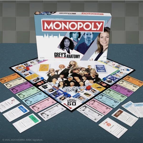 MONOPOLY: Grey's Anatomy - Collectible Licensed Edition