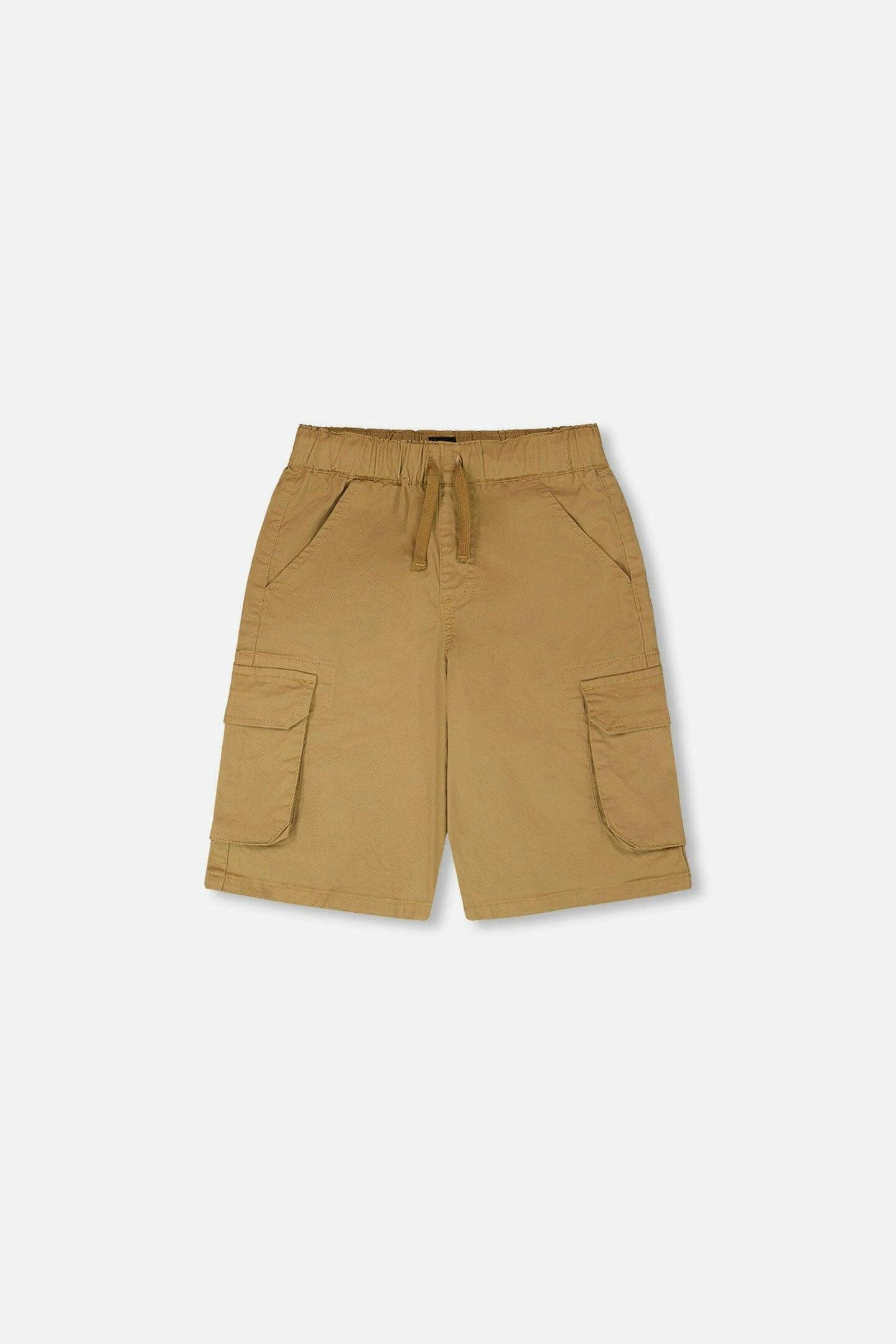 Stretch Twill Bermuda With Cargo Pockets