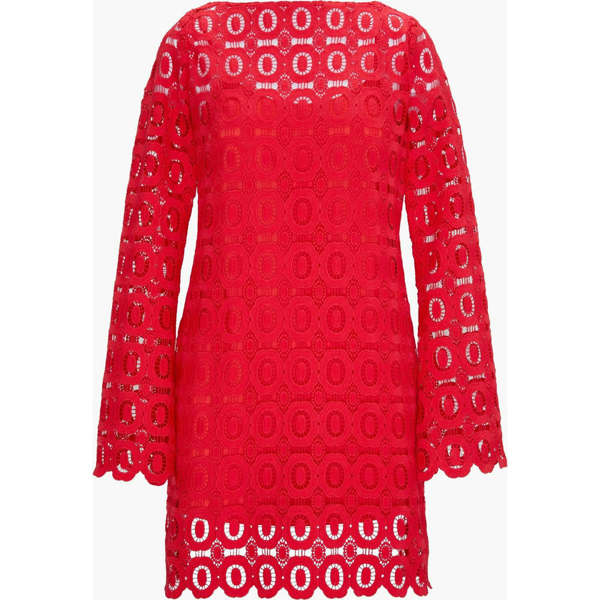 The Eliza Mini Dress - Poppy Lace