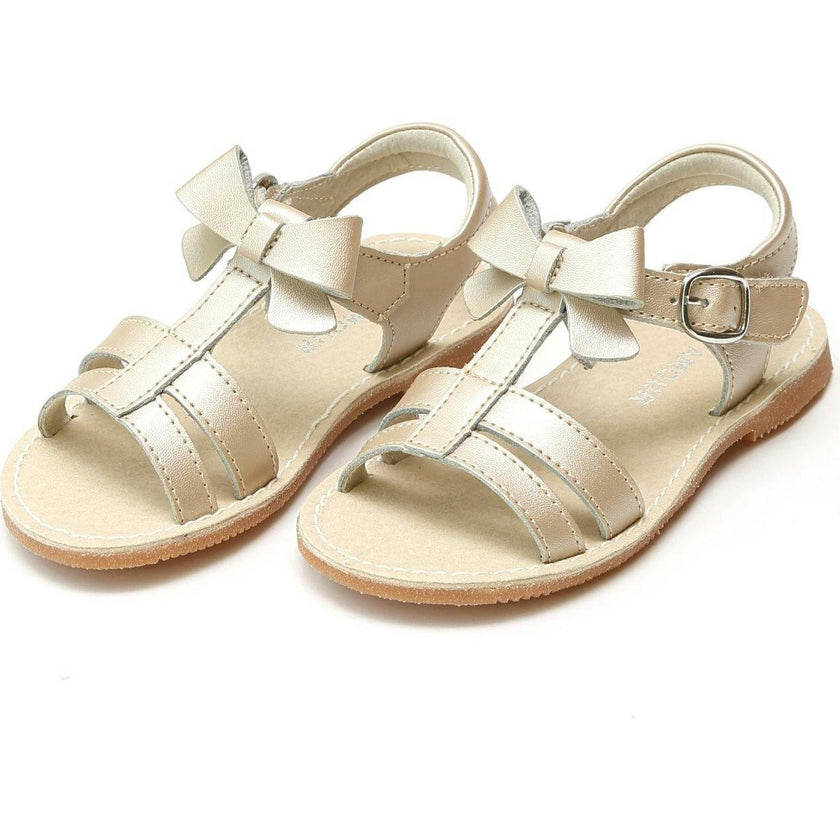 Janie T-Strap Bow Sandal