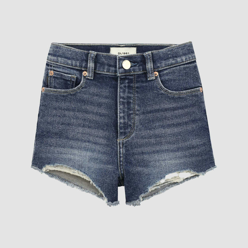 Lucy Jean Shorts High Rise Cut Off | Palmwood