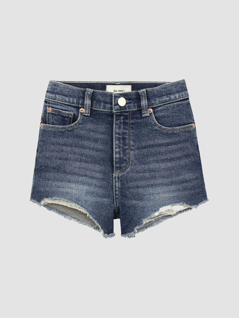 Lucy Jean Shorts High Rise Cut Off | Palmwood