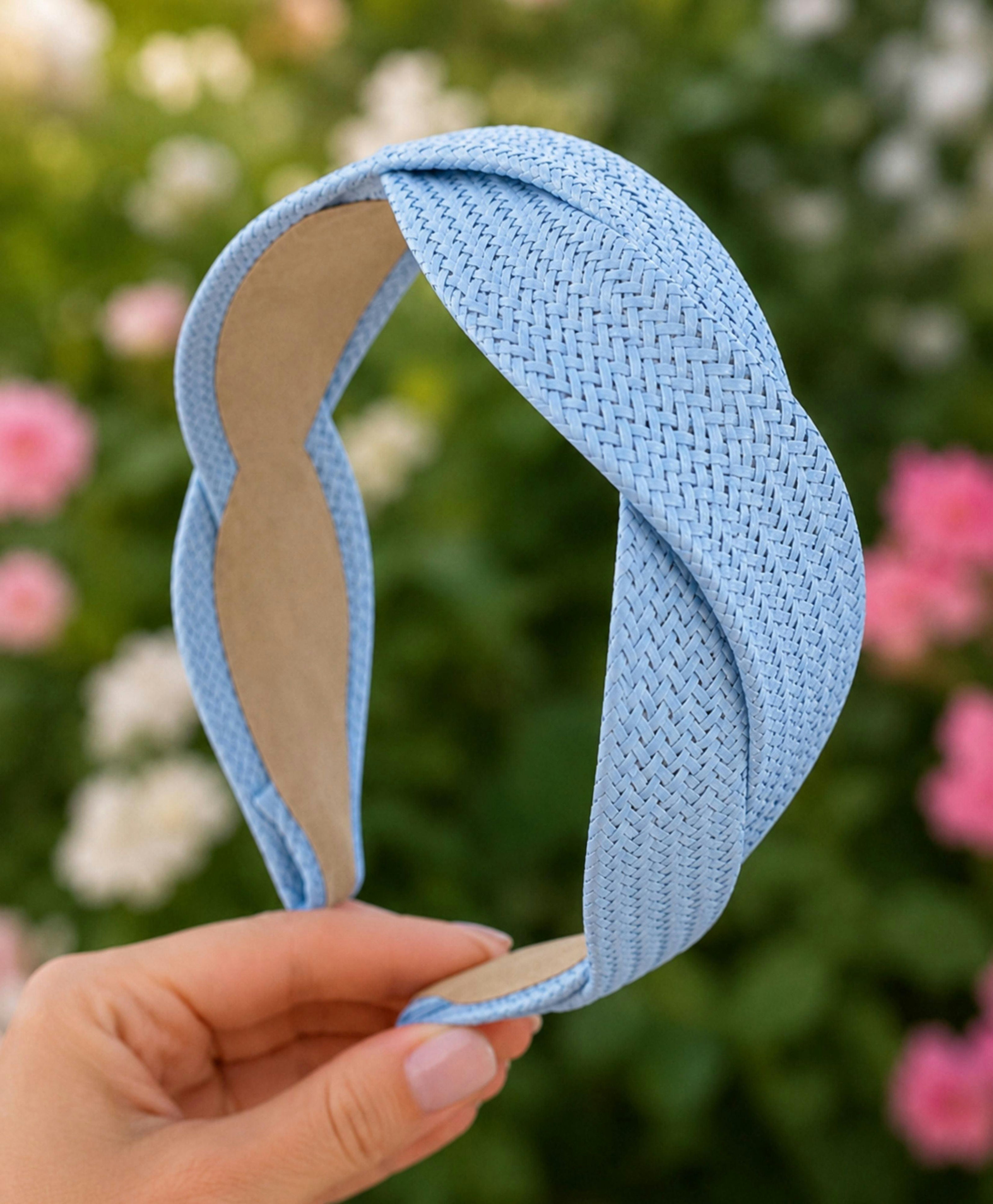 Seaside Waves Headband in Blue