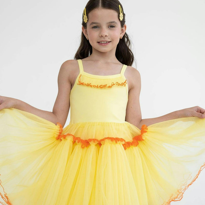 Dolly Yellow Tutu Dress