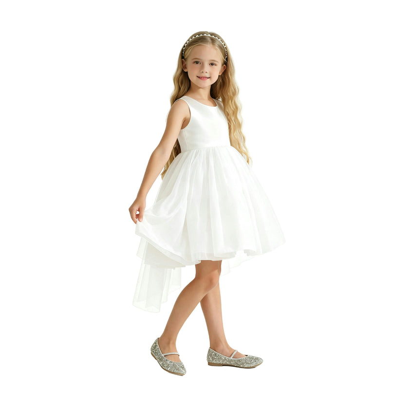 White Hazel Tulle Party Dress