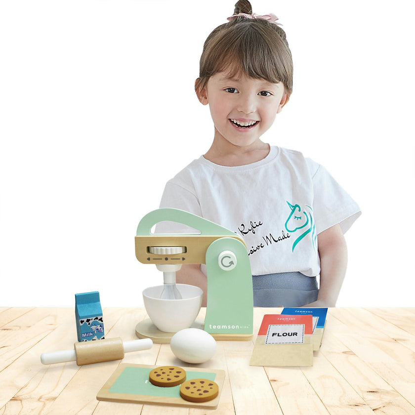 Little Chef Frankfurt Wooden Mixer Play Kitchen Accessories