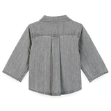 BONTON Soft Grey Embroidered Pan Baby Shirt