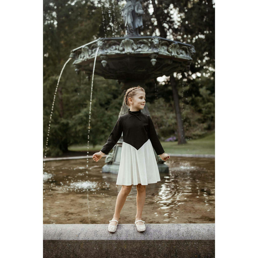 Kai dress (black/ivory)