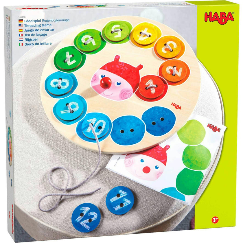 Rainbow Caterpillaring Threading Game