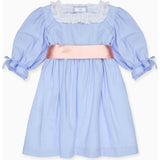 Nicky Hilton x La Coqueta Blue Stripe Milou Girl Dress