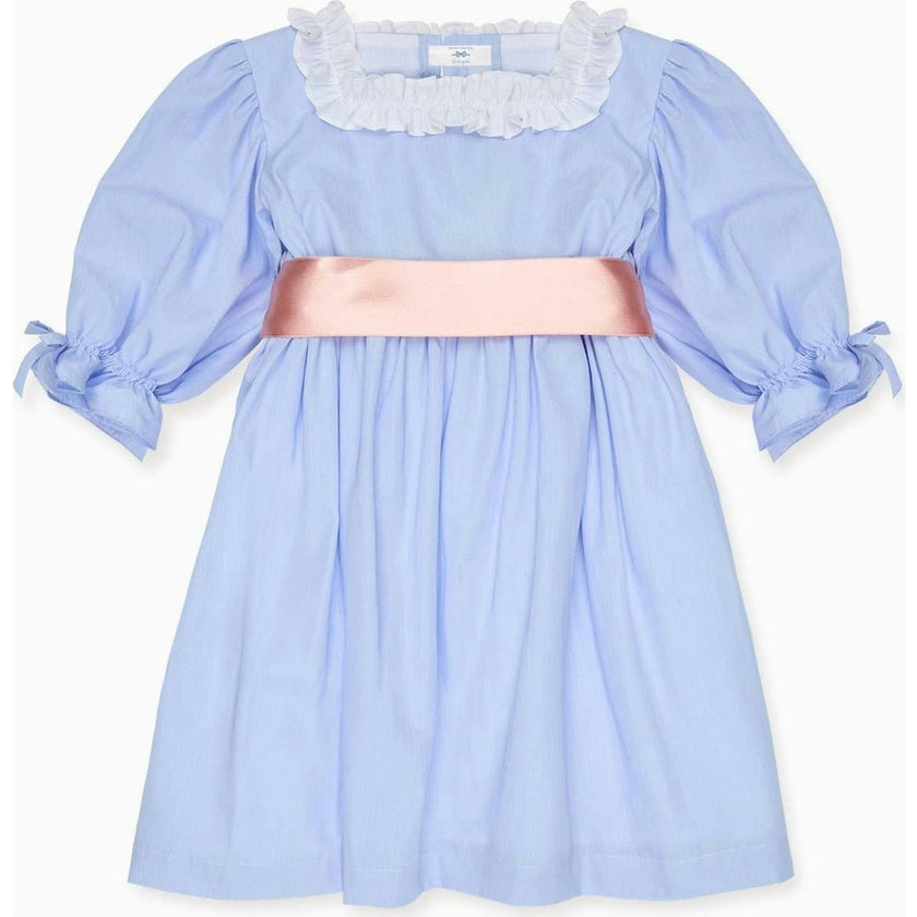 Nicky Hilton x La Coqueta Blue Stripe Milou Girl Dress