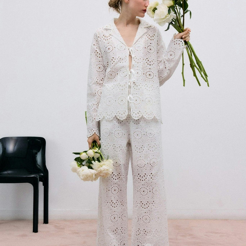 Jara Woman Pant Ecru
