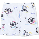 Soccer Balls Playing Soccer Pink - Loungewear Short Set