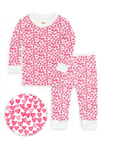 The Organic Long Sleeve Pajama Set [Sweethearts]