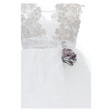 White Demi Glitter Dress