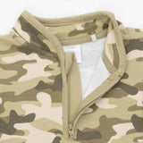 Camo French Terry - Zip Neck Romper