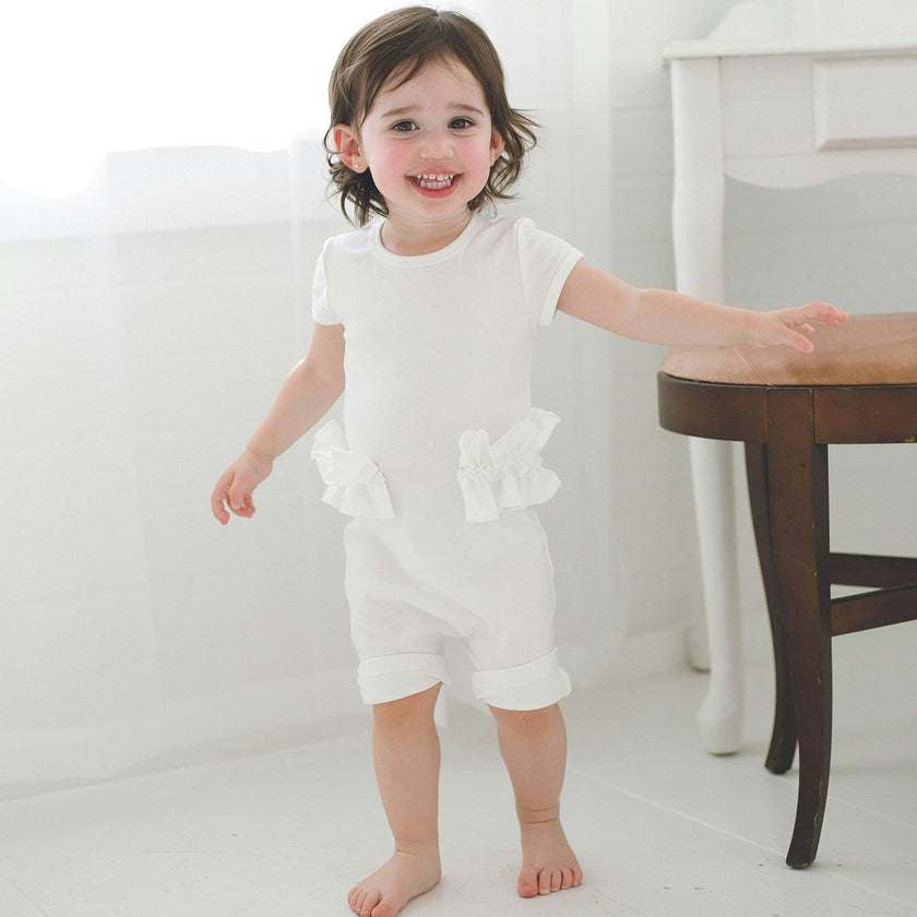Frilled Waist Romper