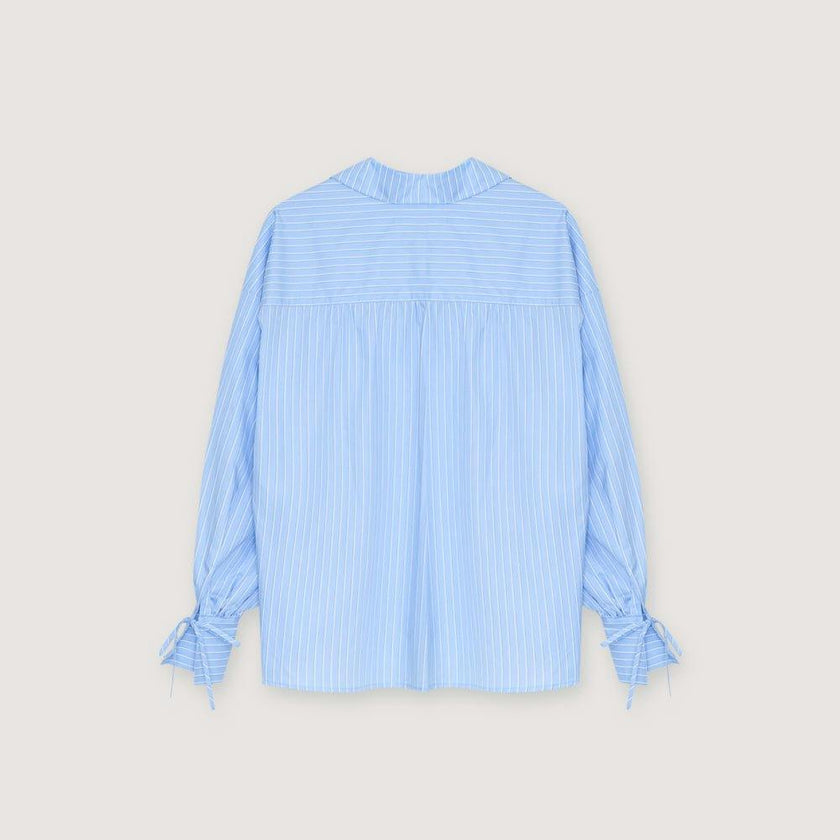 Aura Woman Shirt Vista Blue Stripes