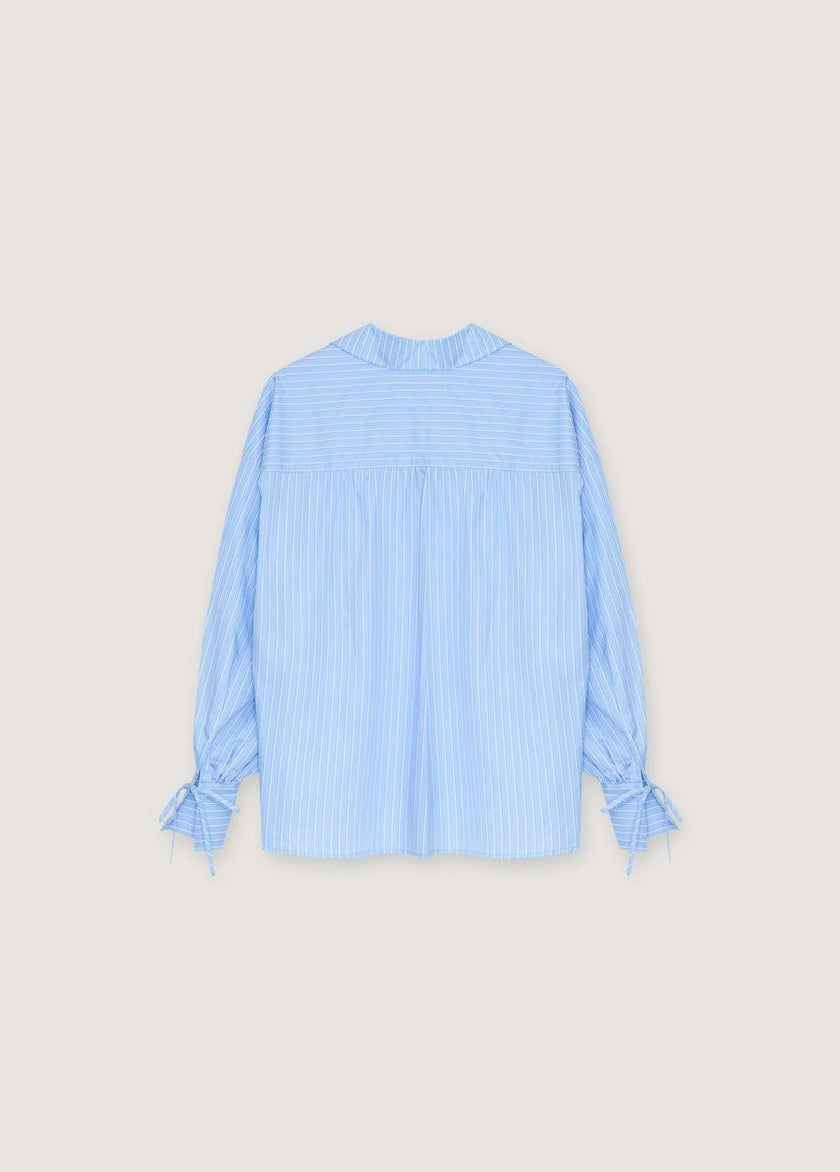 Aura Woman Shirt Vista Blue Stripes