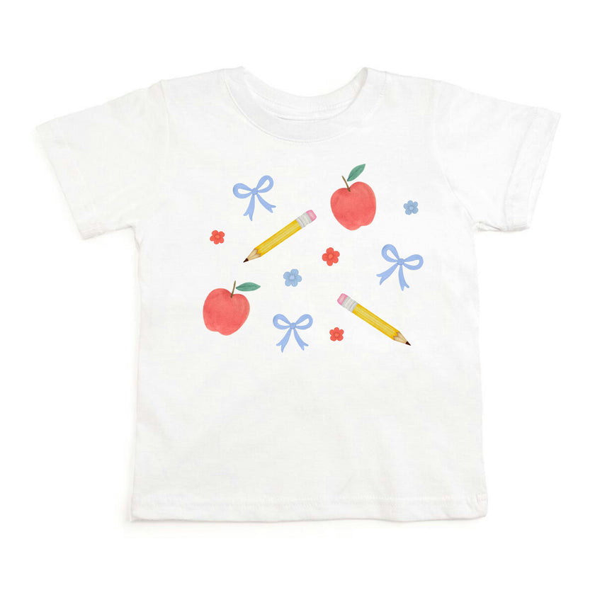 Ditsy Floral Back To School Short Sleeve T-Shirt
