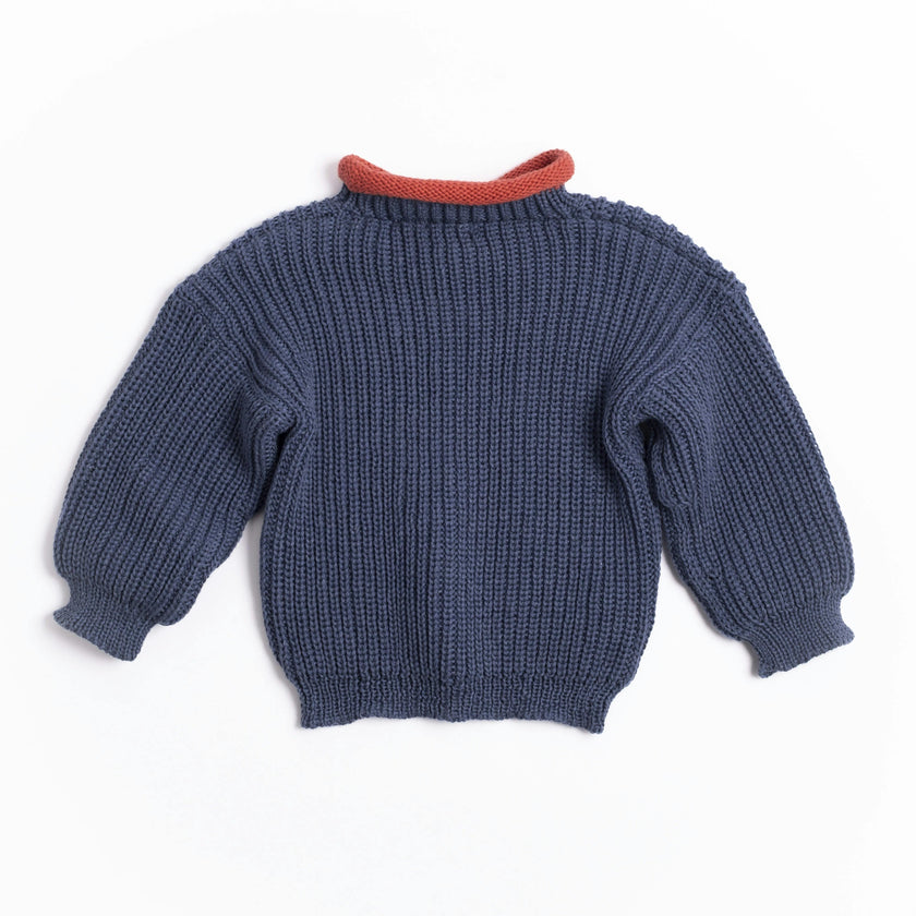 Apres Ski Sweater in Midnight Blue