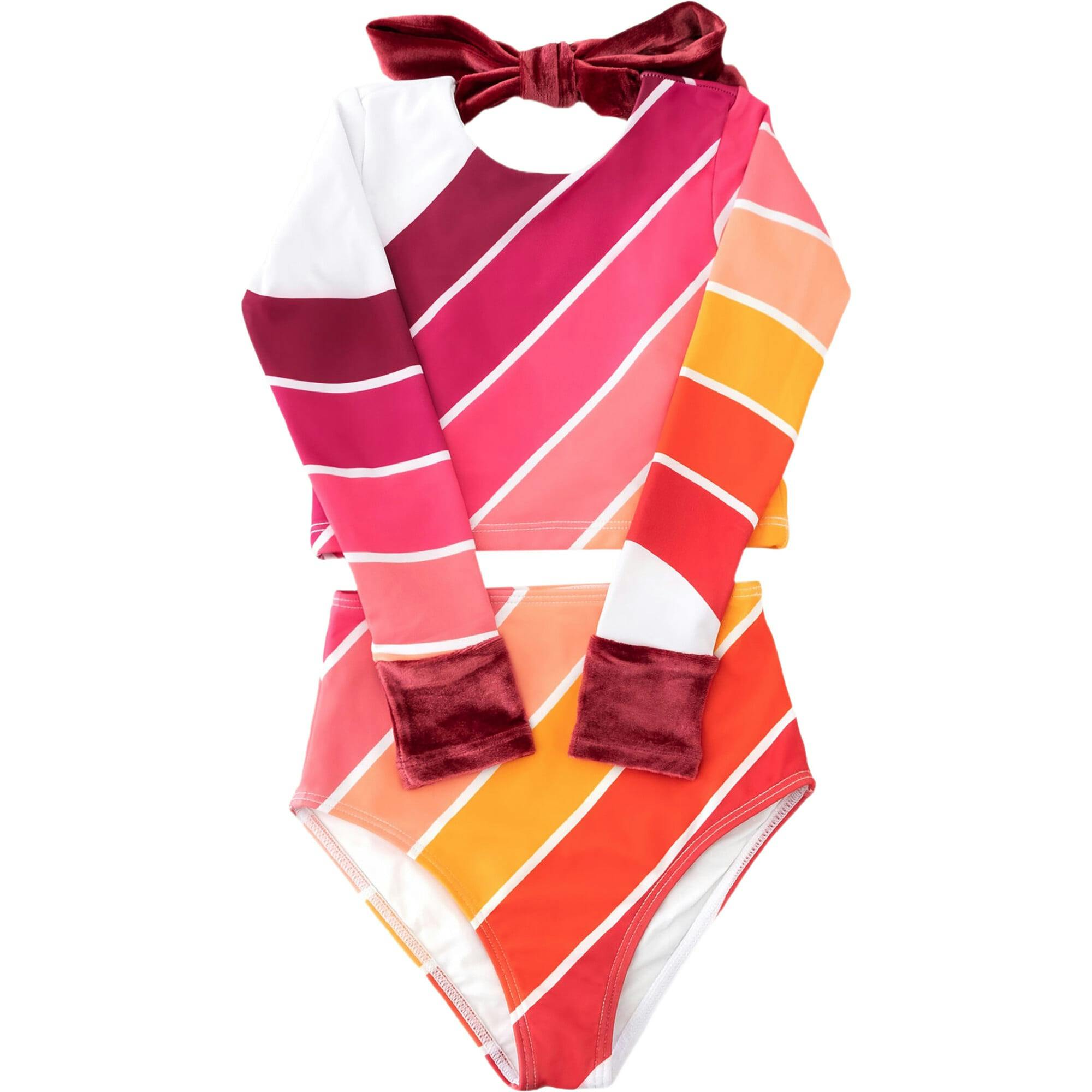 Sunset Beach Rainbow Two Piece Long Sleeve