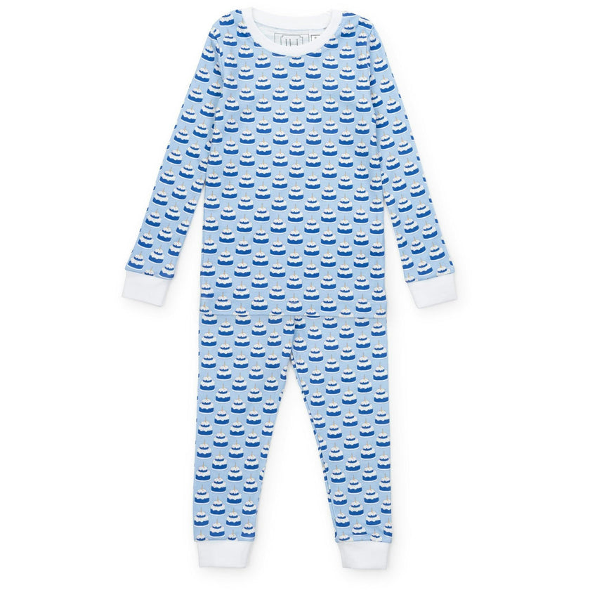 Grayson Boys' Pajama Pant Set Birthday Cake Blue