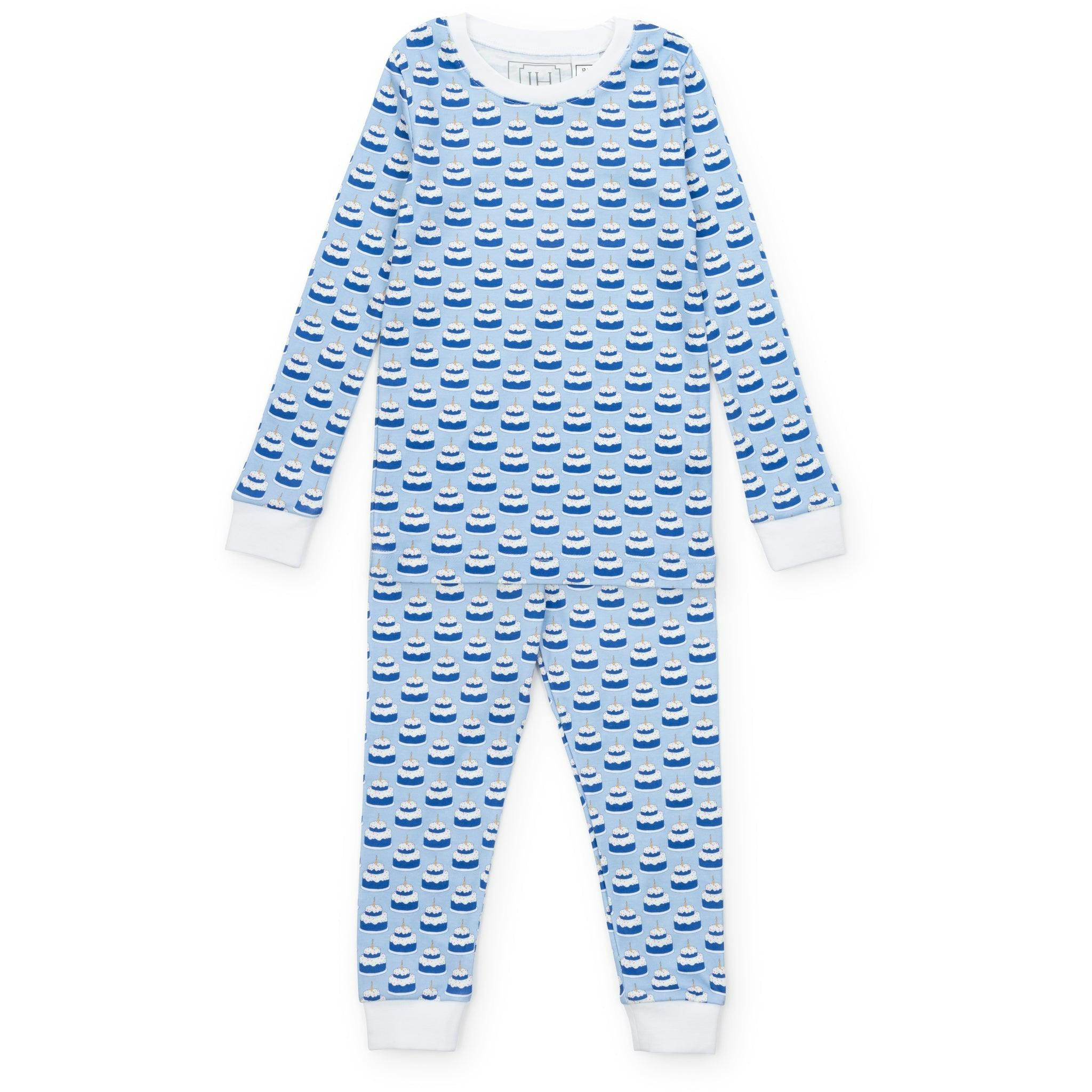 Grayson Boys' Pajama Pant Set Birthday Cake Blue