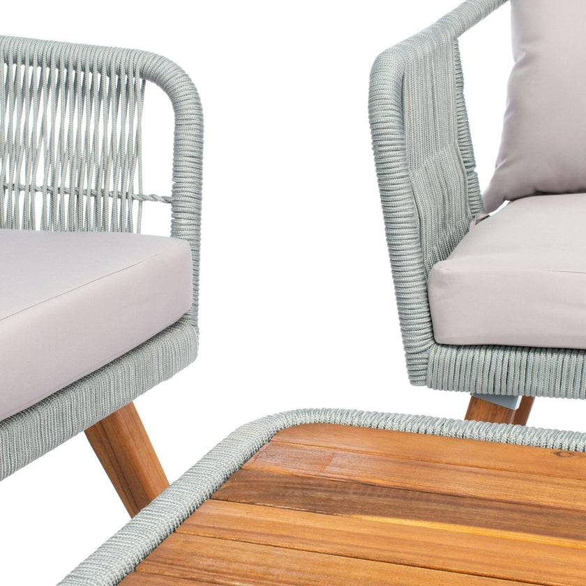 Raldin Rope 4-Piece Outdoor Living Set