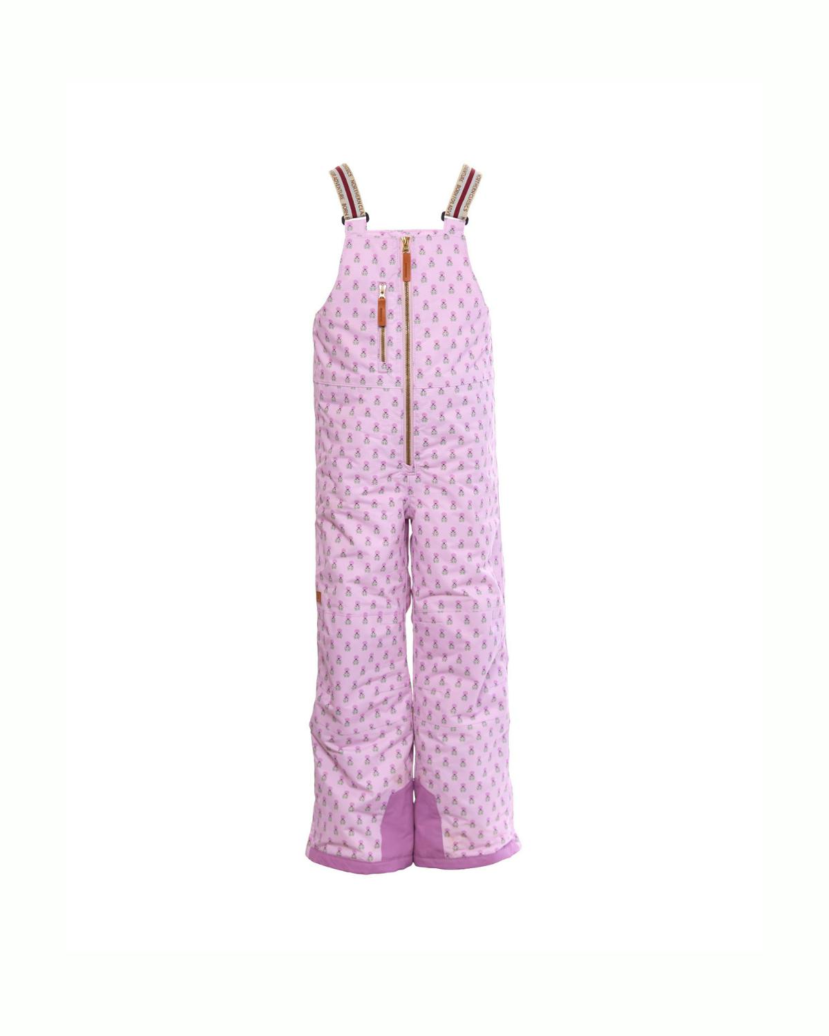 Kids Snow Pant in Pink Marigold