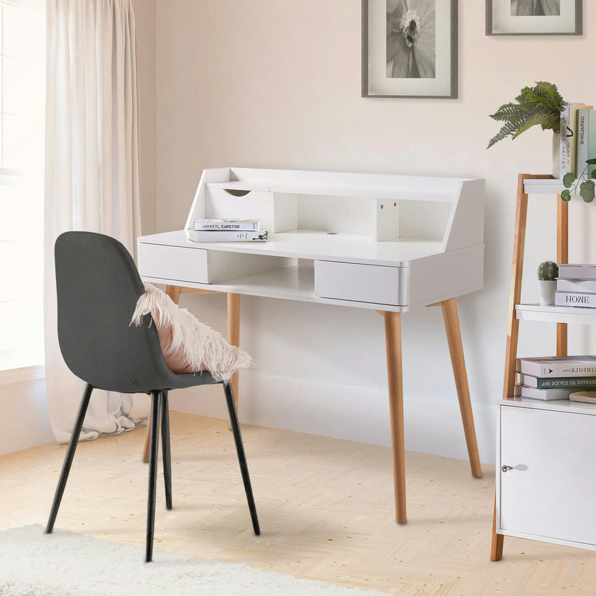 Creativo Wooden Writing Desk with Storage