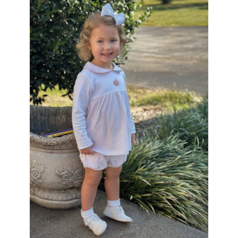 French Knot Pumpkin Bloomer Set