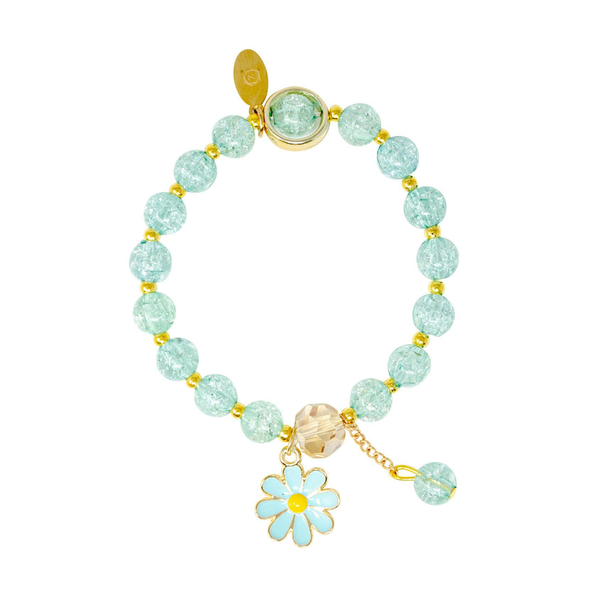 Daisy Crystal Bead Bracelet Set