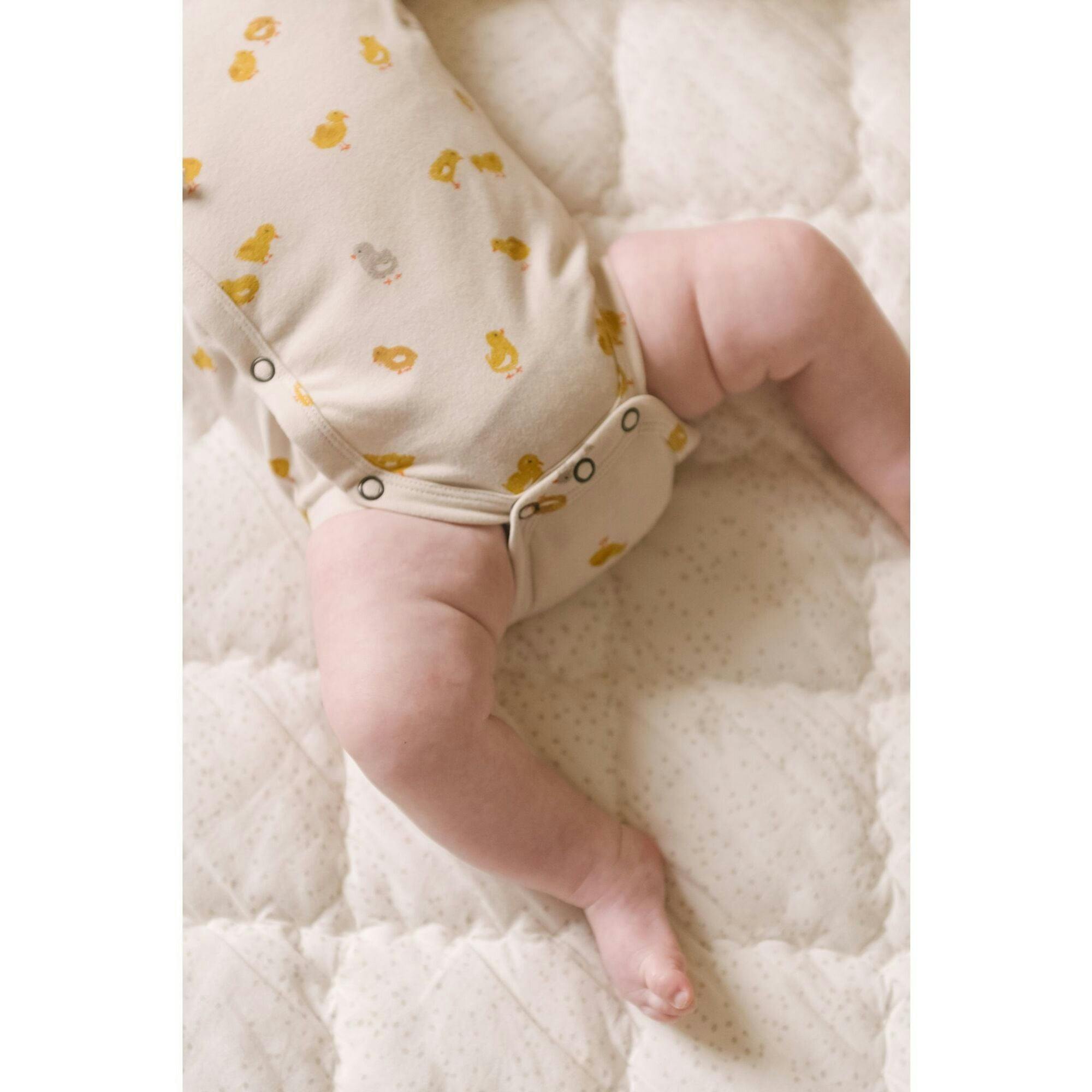 The Littles Long Sleeve Kimono One-Piece, Yellow