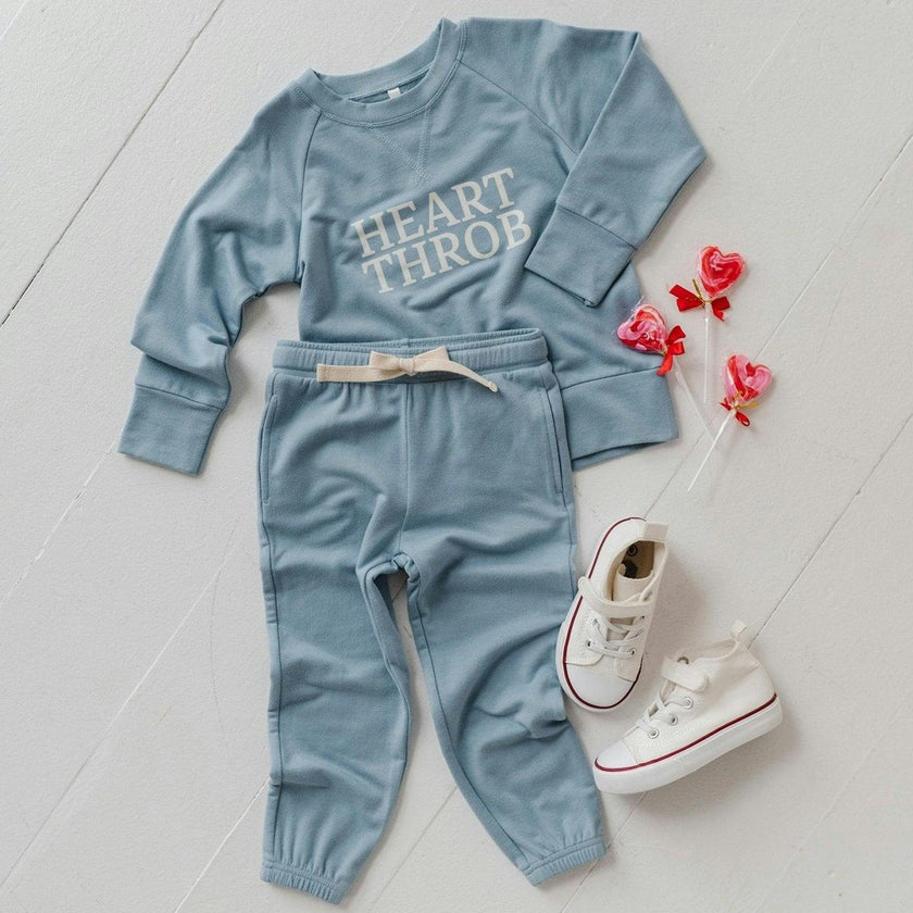 Boy's Raglan Sweatshirt Heart Eyes
