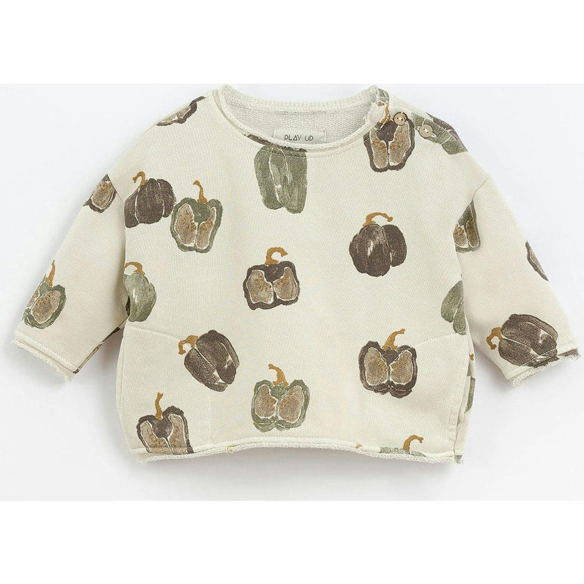 Bell Pepper Printed Pullover