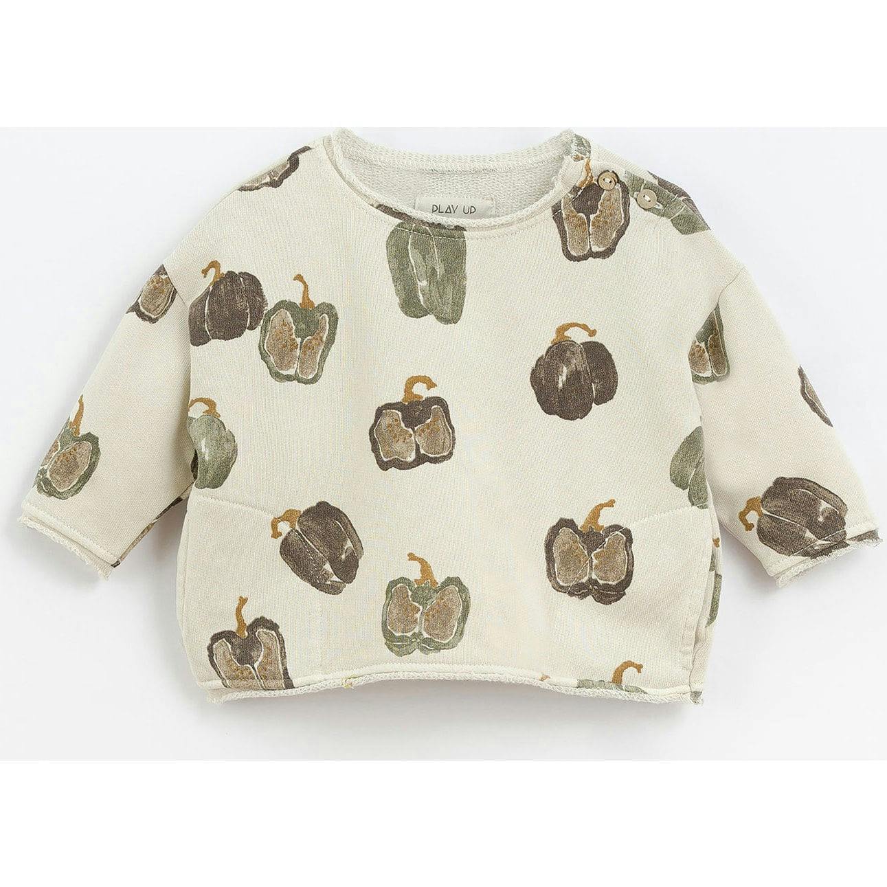 Bell Pepper Printed Pullover