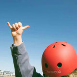 Banwood Classic Kids Bike Helmet — Matte Red