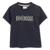 Navy Short Sleeve Logo T-Shirt