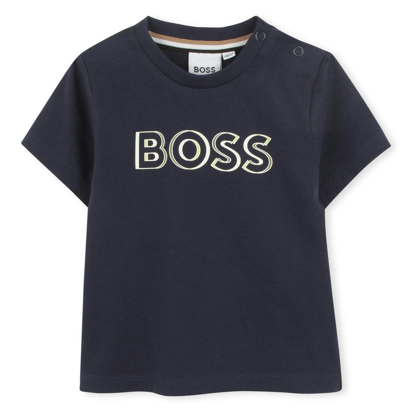 Navy Short Sleeve Logo T-Shirt